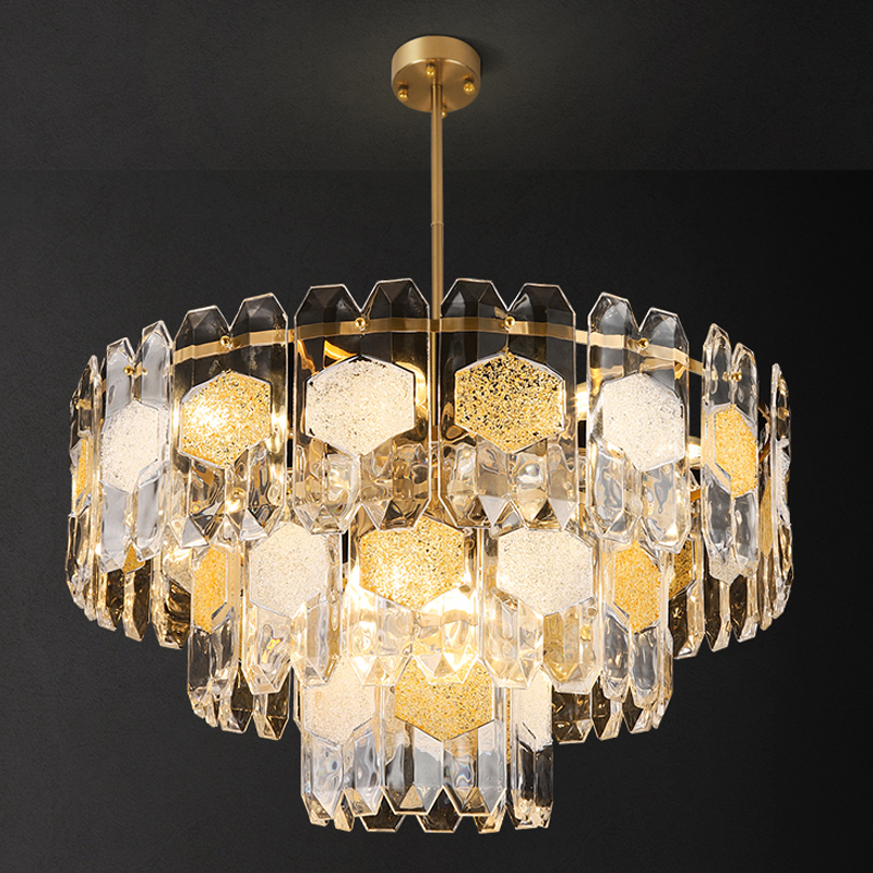 Люстра Oswalda Round Chandelier Золотой Люстра Oswalda Round Chandelier Золотой в Рязани | Loft Concept