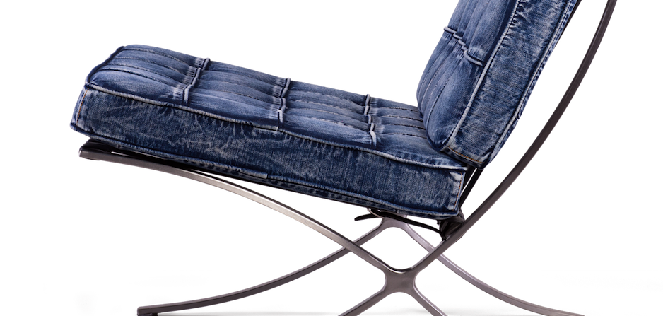 Кресло Barcelona Denim Кресло Barcelona Denim - Loft-Concept в Рязани