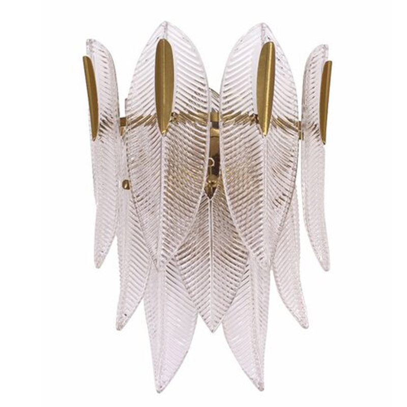 Бра Textured Glass Petals Sconce Бронза Бра Textured Glass Petals Sconce Бронза в Рязани | Loft Concept