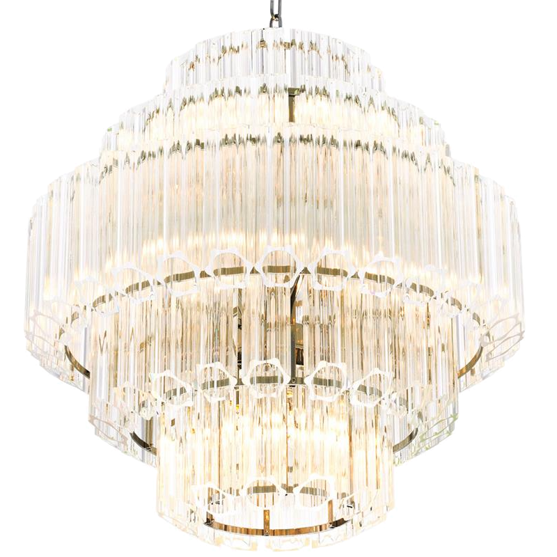 Люстра Chandelier Vittoria S Clear Никель Прозрачный (Transparent) Люстра Chandelier Vittoria S Clear Никель Прозрачный (Transparent) в Рязани | Loft Concept