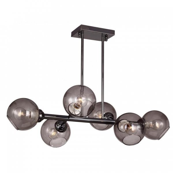 Люстра Glass Bubble Chandelier Black Черный Люстра Glass Bubble Chandelier Black Черный в Рязани | Loft Concept