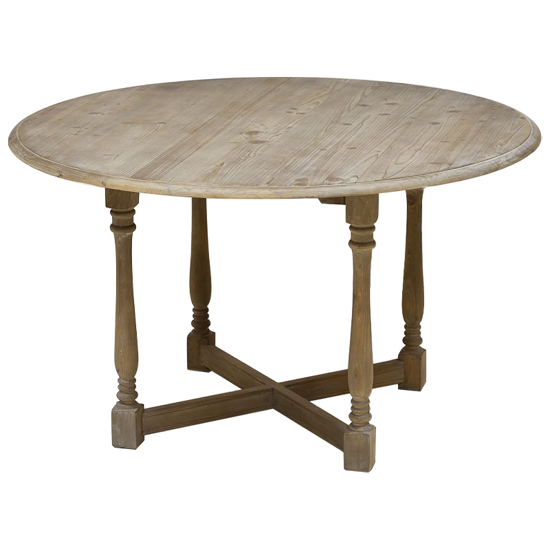 Стол круглый Morse Table из массива сосны Древесина Стол круглый Morse Table из массива сосны Древесина в Рязани | Loft Concept