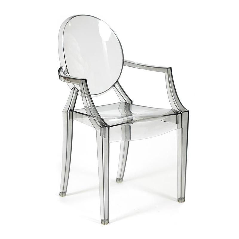 Стул Transparent Chair серый Прозрачный Серый Стул Transparent Chair серый Прозрачный Серый в Рязани | Loft Concept