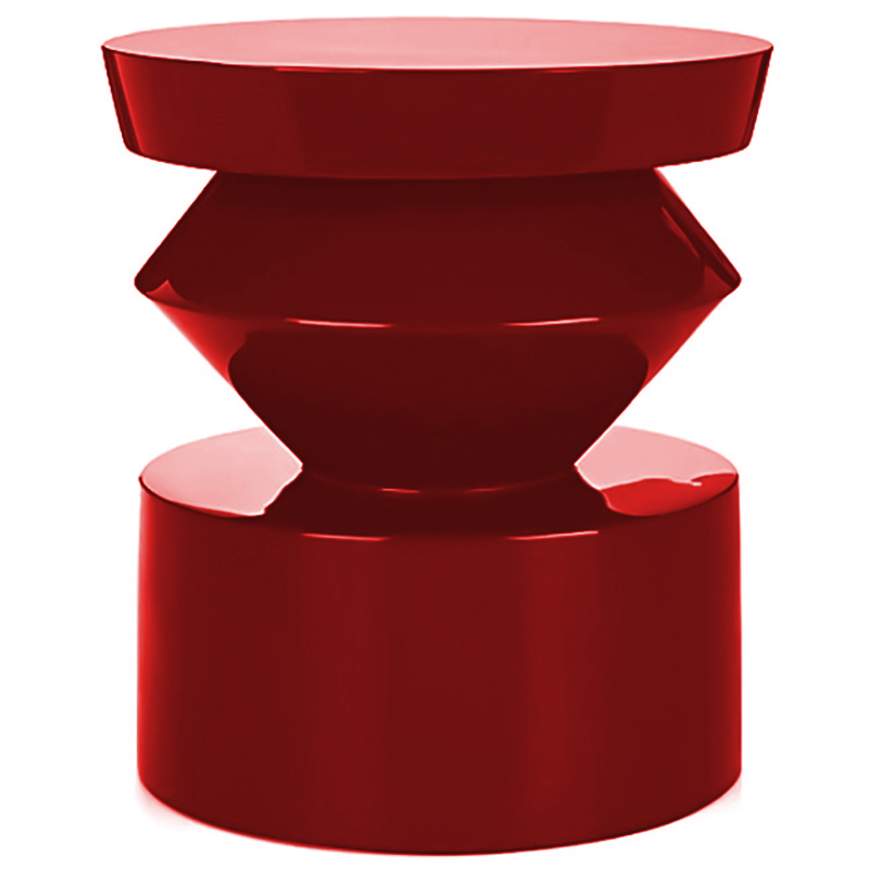 Приставной столик UMA SIDE TABLE Red Красный Приставной столик UMA SIDE TABLE Red Красный в Рязани | Loft Concept