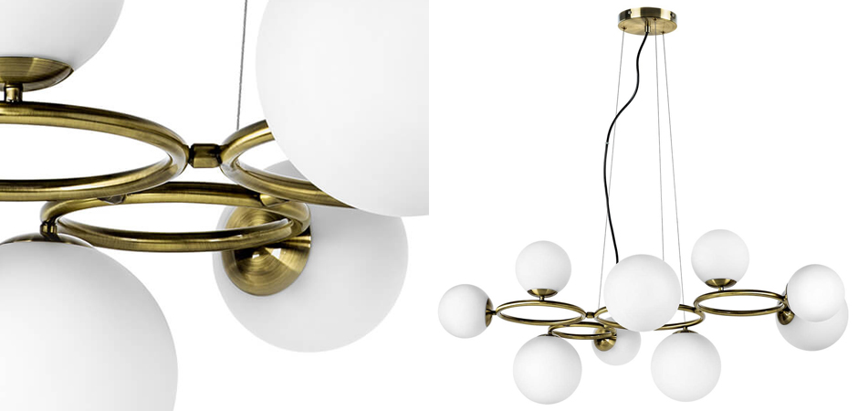 Люстра Bubbles on 4 Rings Chandelier Люстра Bubbles on 4 Rings Chandelier - Loft-Concept в Рязани