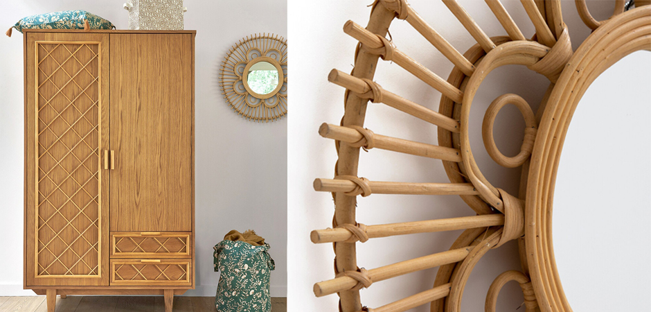 Зеркало Mirror Rattan Round D65 Зеркало Mirror Rattan Round D65 - Loft-Concept в Рязани