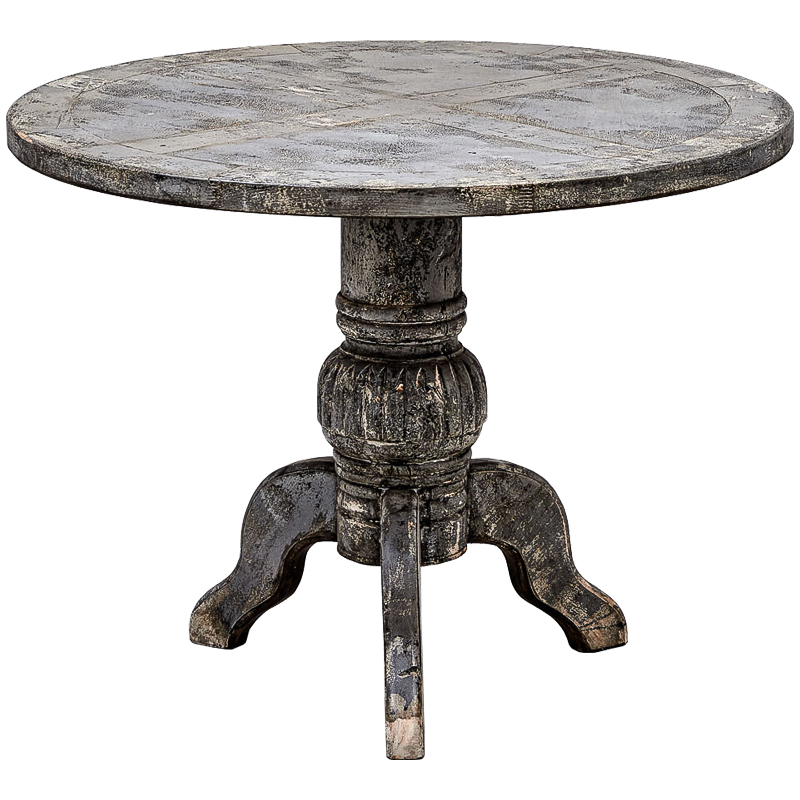 Обеденный стол Estela Dinner Table Винтажный черный Обеденный стол Estela Dinner Table Винтажный черный в Рязани | Loft Concept