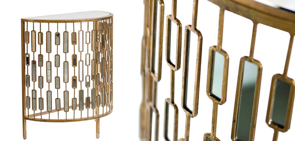 Консоль зеркальная Mirror Inserts Сonsole Консоль зеркальная Mirror Inserts Сonsole - Loft-Concept в Рязани