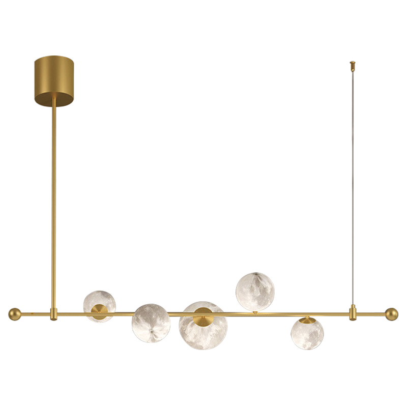 Светильник Tech Lighting Modern Rail Geometric Linear Suspension 5 Gold Белый Золотой Светильник Tech Lighting Modern Rail Geometric Linear Suspension 5 Gold Белый Золотой в Рязани | Loft Concept