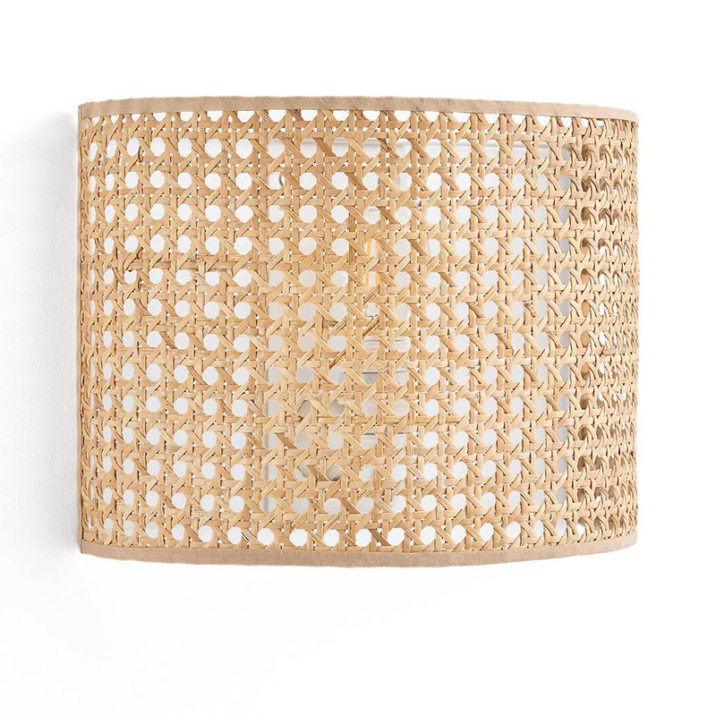 Бра Ottar Wicker Rattan beige Бежевый Бра Ottar Wicker Rattan beige Бежевый в Рязани | Loft Concept