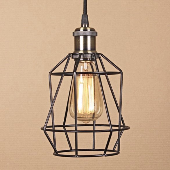 Подвесной светильник Wire Cage Pendant Pripl Black Черный Подвесной светильник Wire Cage Pendant Pripl Black Черный в Рязани | Loft Concept