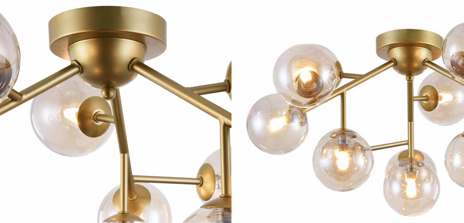 Потолочный Светильник Berries Chandelier Amber 60 Потолочный Светильник Berries Chandelier Amber 60 - Loft-Concept в Рязани