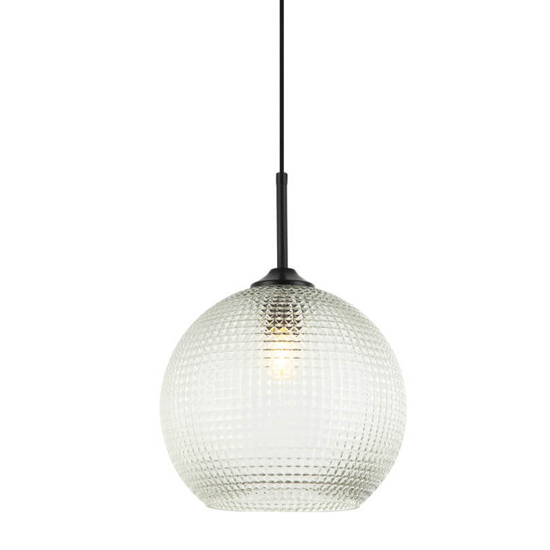Подвесной светильник Crystal Galaxy Ball transparent glass Черный Прозрачное Стекло Подвесной светильник Crystal Galaxy Ball transparent glass Черный Прозрачное Стекло в Рязани | Loft Concept