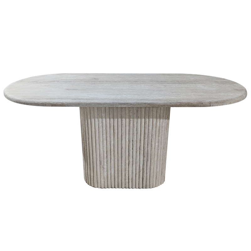 Консоль Annabel Grey Travertine Console Серый в Рязани | Loft Concept 