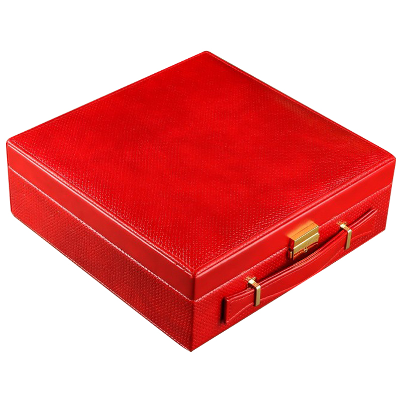 Шкатулка Rowan Jewerly Organizer Box red Красный Шкатулка Rowan Jewerly Organizer Box red Красный в Рязани | Loft Concept