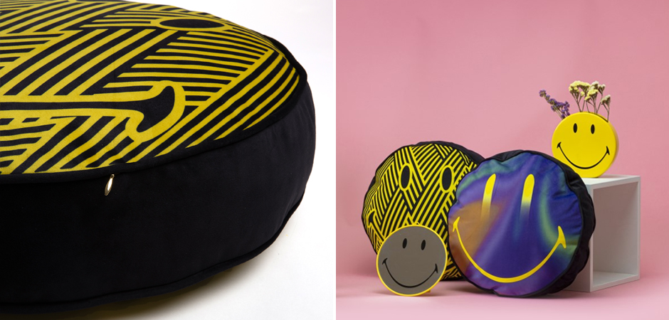 Подушка Zig-Zag Cushion Smiley Подушка Zig-Zag Cushion Smiley - Loft-Concept в Рязани