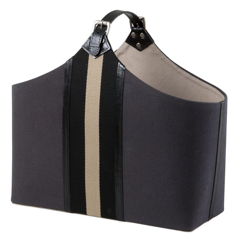 Газетница Eichholtz Bag Goldwynn Серый Черный Бежево-серый Газетница Eichholtz Bag Goldwynn Серый Черный Бежево-серый в Рязани | Loft Concept