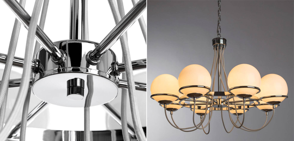 Люстра Melissa Chandelier Chromium Люстра Melissa Chandelier Chromium - Loft-Concept в Рязани