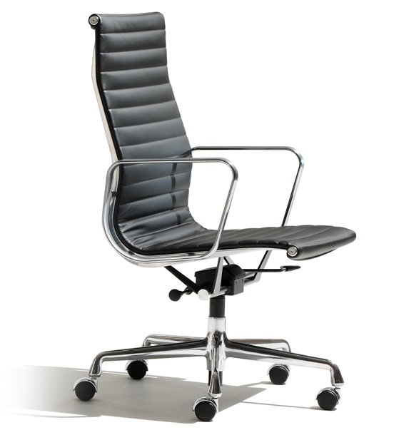 Кресло Aluminum Group Executive Chair Белый Черный Серебряный Кресло Aluminum Group Executive Chair Белый Черный Серебряный в Рязани | Loft Concept