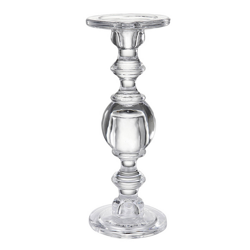 Подсвечник Glass Candlestick I Прозрачное Стекло Подсвечник Glass Candlestick I Прозрачное Стекло в Рязани | Loft Concept