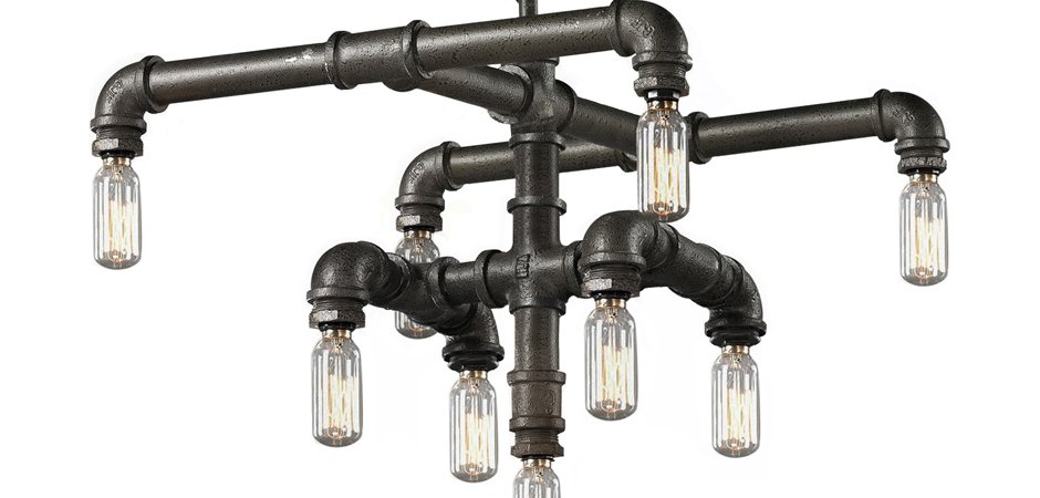Люстра Water Pipe Connect T9 II Люстра Water Pipe Connect T9 II - Loft-Concept в Рязани