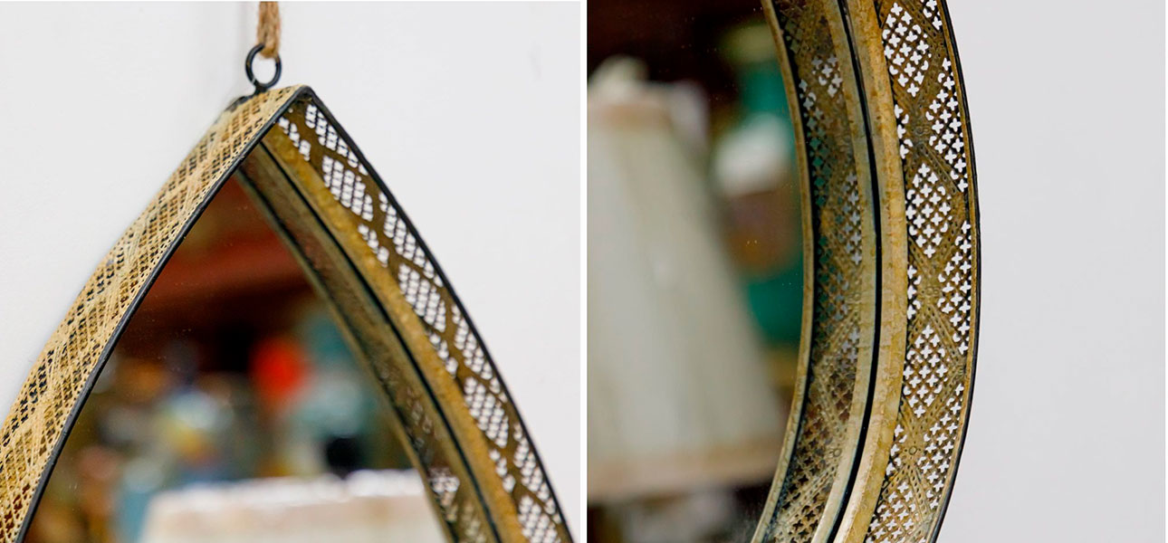 Зеркало в виде капли Golden Drop - фото