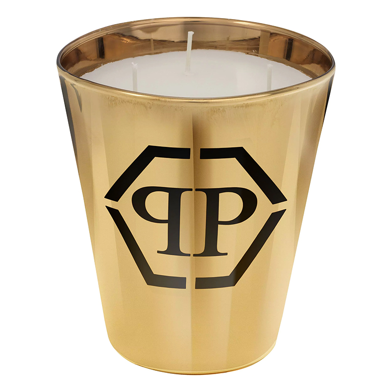Свеча Philipp Plein Candle Empire Gold M Золотой Черный Белый Свеча Philipp Plein Candle Empire Gold M Золотой Черный Белый в Рязани | Loft Concept