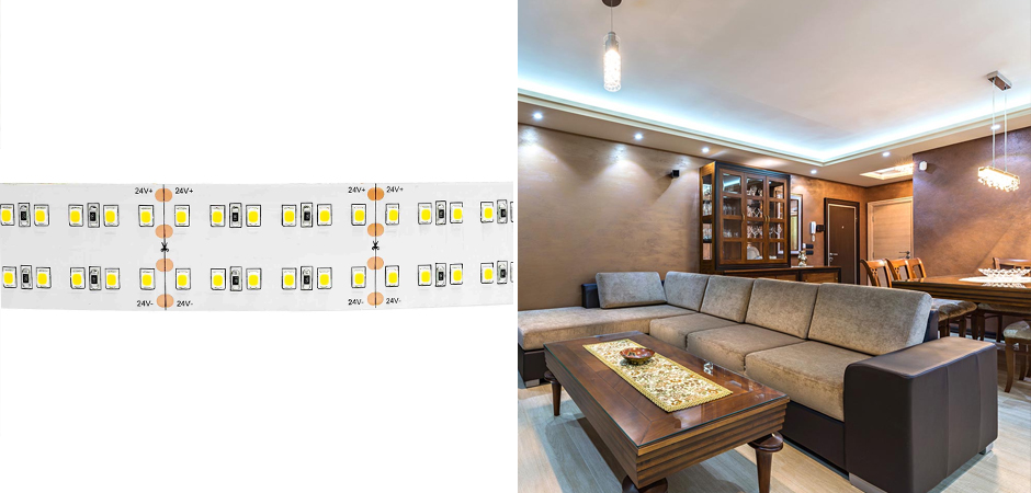 Светодиодная лента 42W/m 240LED/m 2835SMD холодный белый 5M Светодиодная лента 42W/m 240LED/m 2835SMD холодный белый 5M - Loft-Concept в Рязани