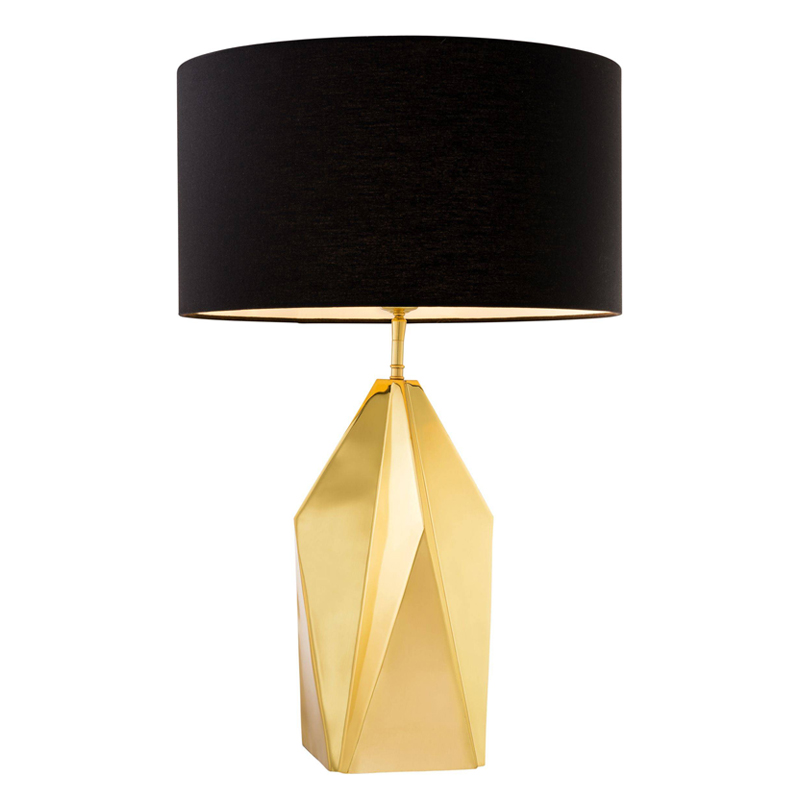 Настольная лампа Eichholtz Table Lamp Setai brass Латунь Черный Настольная лампа Eichholtz Table Lamp Setai brass Латунь Черный в Рязани | Loft Concept