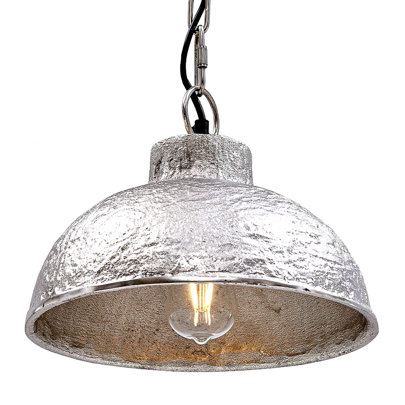 Подвесной светильник Rough Silver Pendant II Серебряный Подвесной светильник Rough Silver Pendant II Серебряный в Рязани | Loft Concept