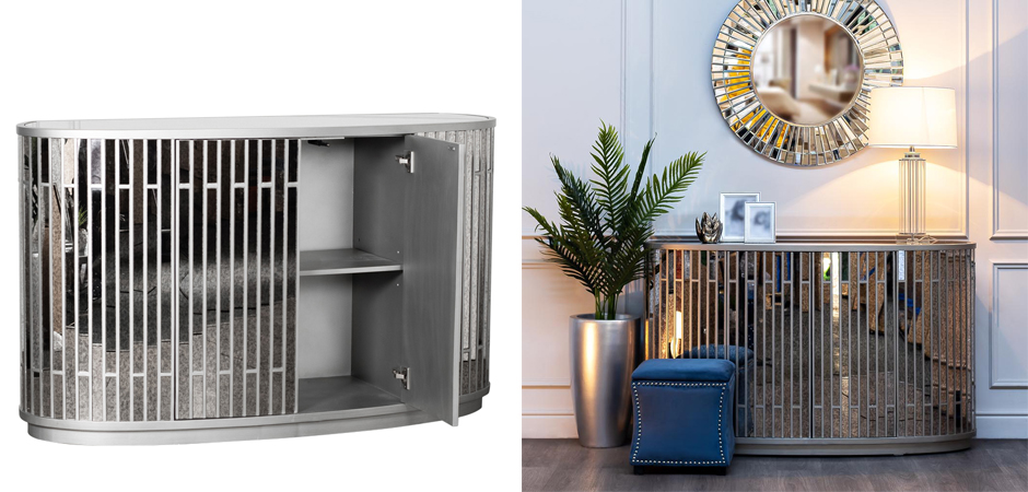 Комод зеркальный Mirror Blocks Commode Комод зеркальный Mirror Blocks Commode - Loft-Concept в Рязани