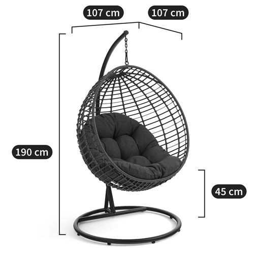 Подвесное уличное кресло Wallaker Hanging Chair Подвесное уличное кресло Wallaker Hanging Chair в Рязани