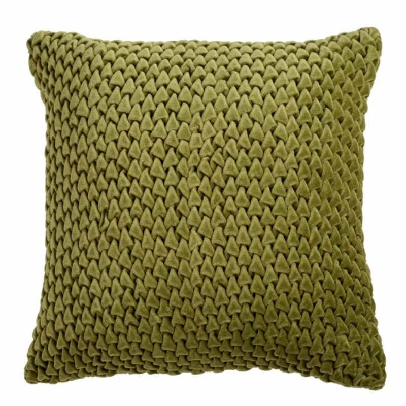 Подушка Purnama Quilting olive Оливковый Подушка Purnama Quilting olive Оливковый в Рязани | Loft Concept