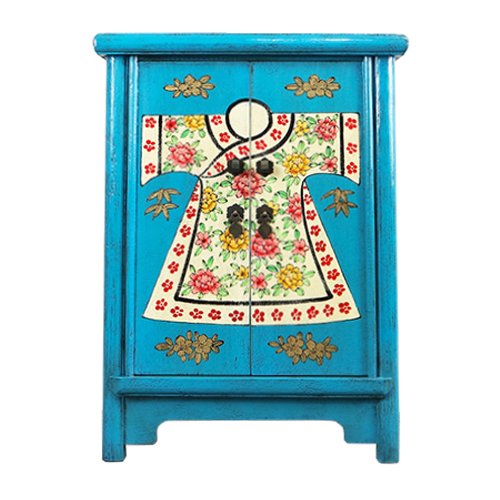 Тумба Chinese Pattern Blue Голубой Мульти Тумба Chinese Pattern Blue Голубой Мульти в Рязани | Loft Concept