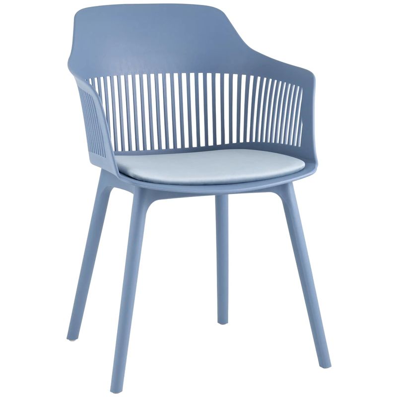 Стул Crocus Chair Голубой цвет Велюровая подушка Голубой Стул Crocus Chair Голубой цвет Велюровая подушка Голубой в Рязани | Loft Concept