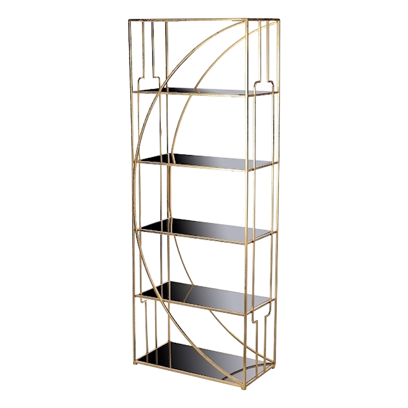 Стеллаж Shine Gold Золотой Желтый Стеллаж Shine Gold Золотой Желтый в Рязани | Loft Concept