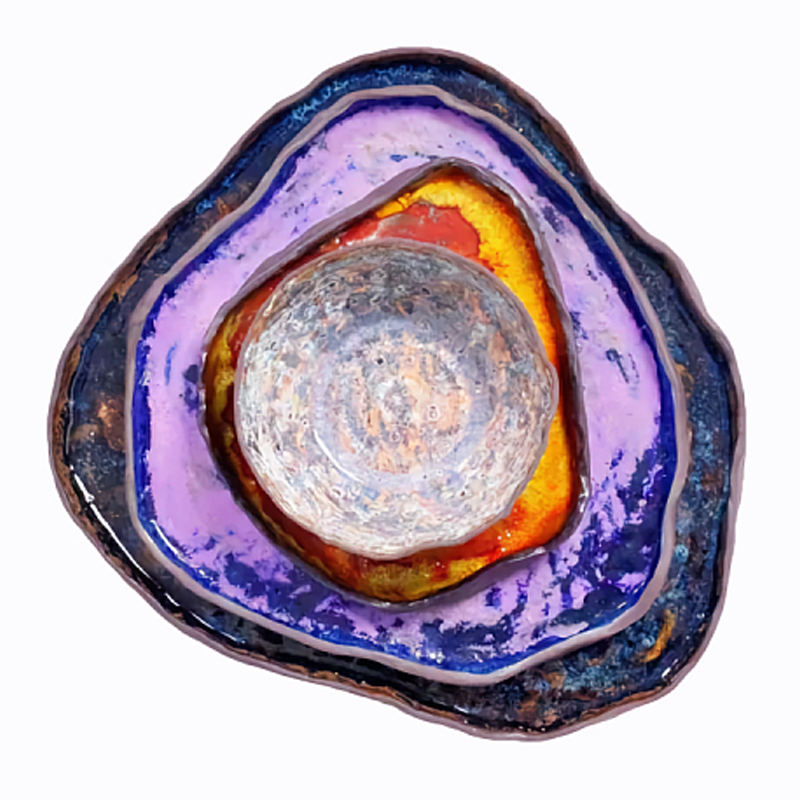Сет из 3-х тарелок «LABRADORITE» Синий Оранжевый Серый Фиолетовый Сет из 3-х тарелок «LABRADORITE» Синий Оранжевый Серый Фиолетовый в Рязани | Loft Concept