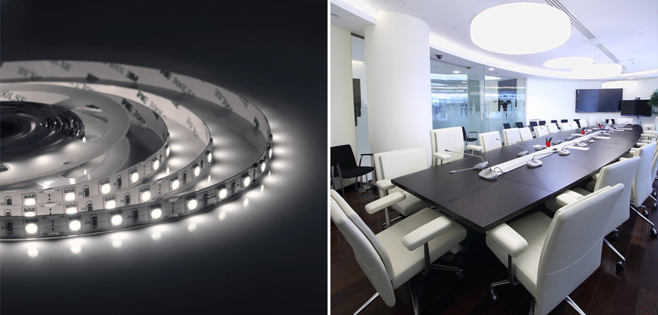 Светодиодная лента 14,4W/m 60Led/m 5050SMD холодный белый Светодиодная лента 14,4W/m 60Led/m 5050SMD холодный белый - Loft-Concept в Рязани