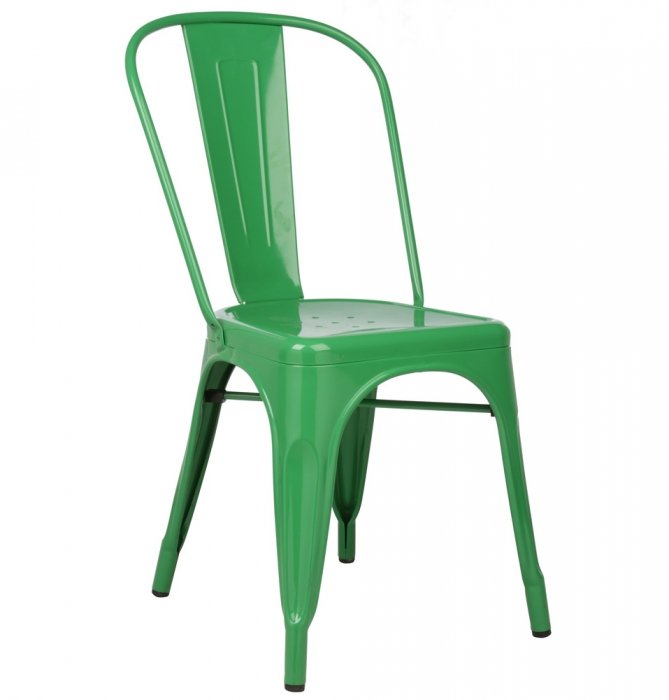 Кухонный стул Tolix Chair Оранжевый Нержавеющая сталь Черный Салатовый Красный Зеленый Желтый Голубой Белый Кухонный стул Tolix Chair Оранжевый Нержавеющая сталь Черный Салатовый Красный Зеленый Желтый Голубой Белый в Рязани | Loft Concept