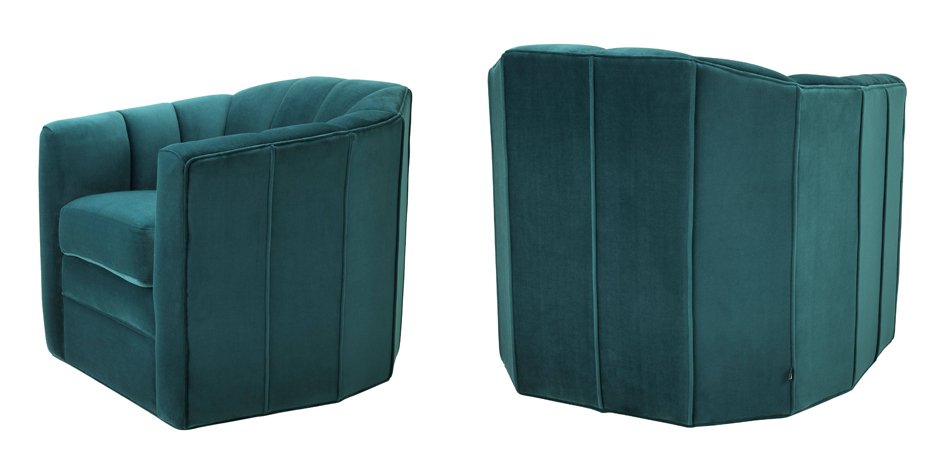 Кресло Eichholtz Chair Delancey Sea Green Кресло Eichholtz Chair Delancey Sea Green - Loft-Concept в Рязани