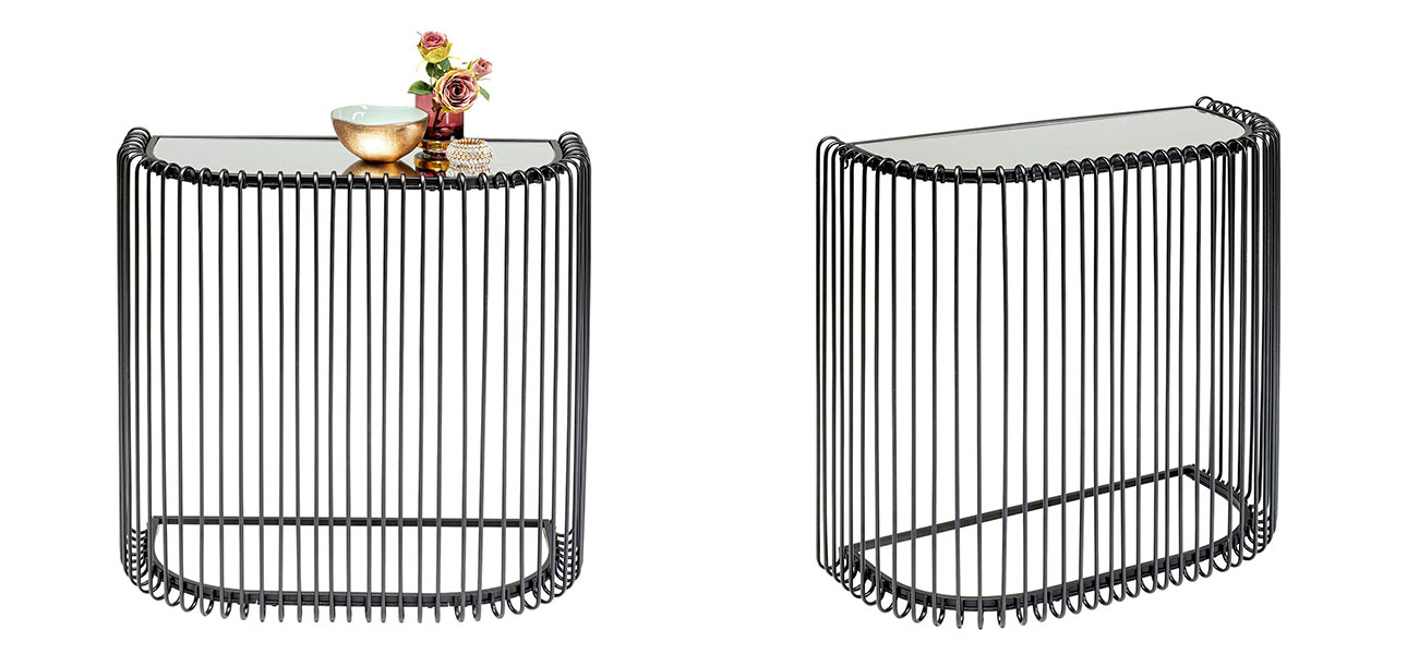 Консоль цвет черный Anthony - фото