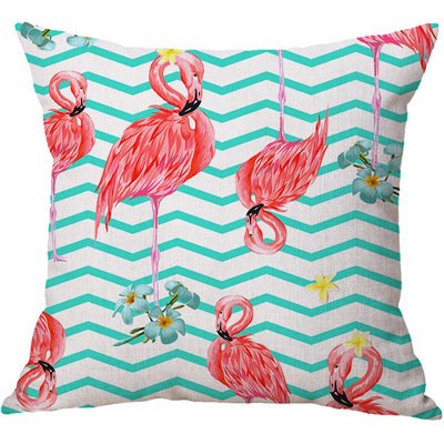 Декоративная подушка Flamingo #8 Мульти Декоративная подушка Flamingo #8 Мульти в Рязани | Loft Concept