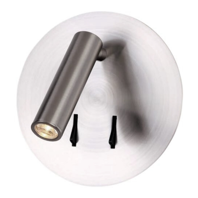 Настенный спот Nickel Circle Spot Wall Lamp Никель Настенный спот Nickel Circle Spot Wall Lamp Никель в Рязани | Loft Concept