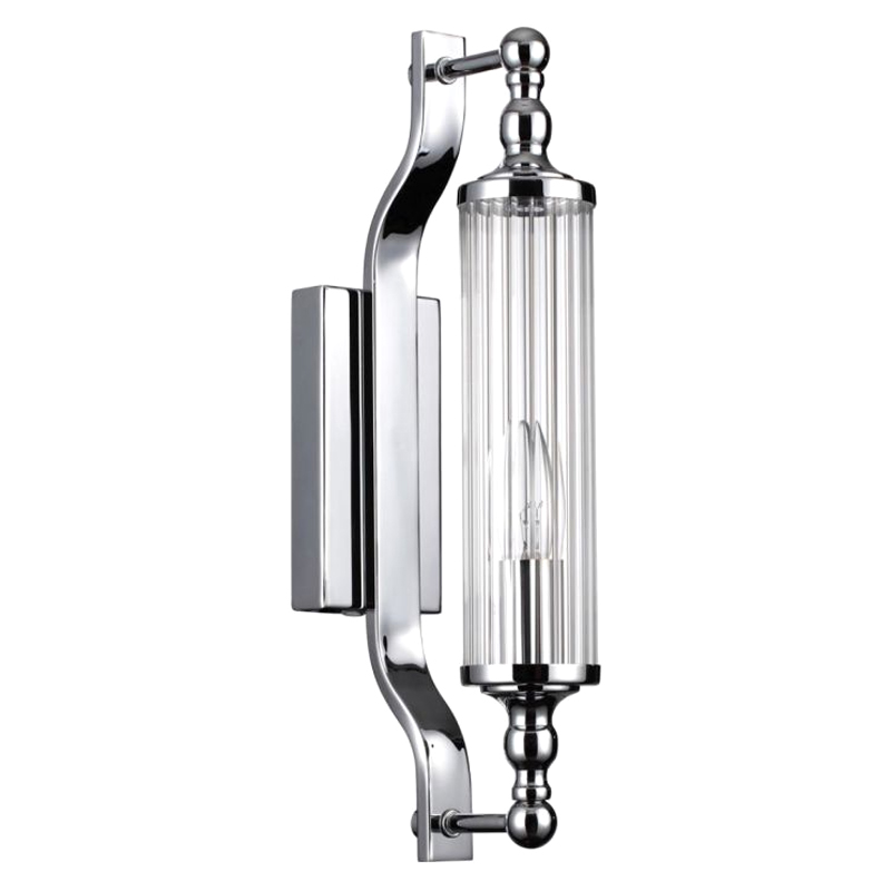Бра Glass TUBE Серебристое Серебряный Бра Glass TUBE Серебристое Серебряный в Рязани | Loft Concept