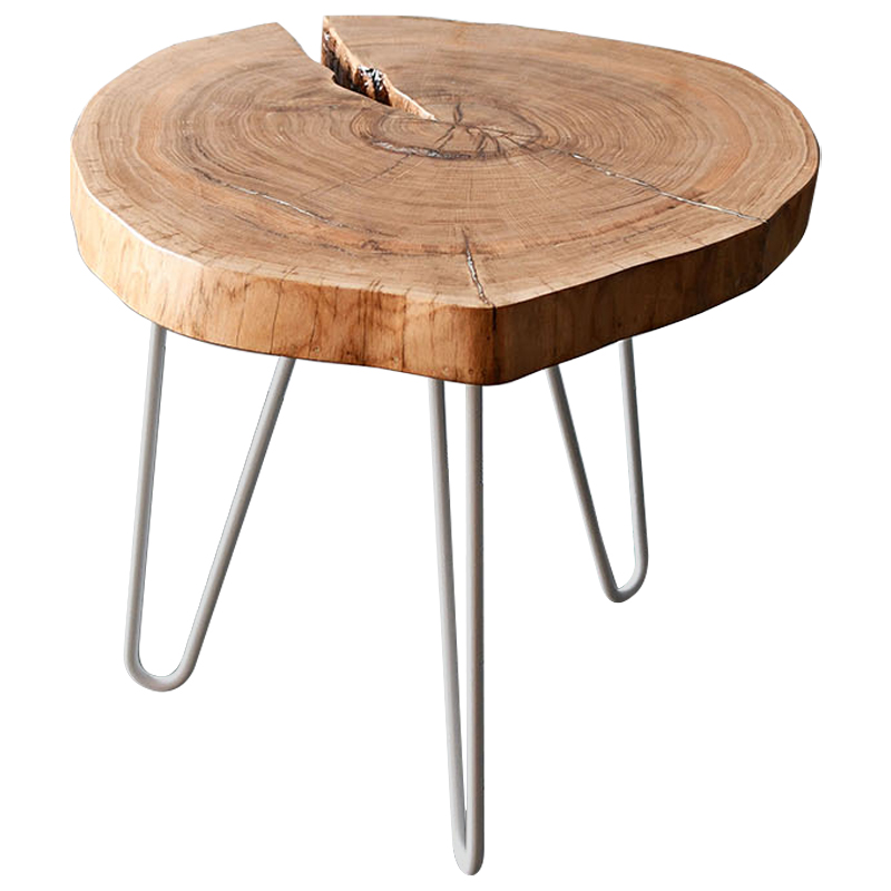 Кофейный стол Tierney Industrial Metal Rust Coffee Table Светлый дуб Белый Кофейный стол Tierney Industrial Metal Rust Coffee Table Светлый дуб Белый в Рязани | Loft Concept