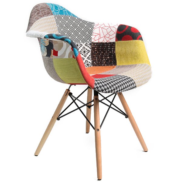 Стул DAW Patchwork Мульти Древесина Стул DAW Patchwork Мульти Древесина в Рязани | Loft Concept
