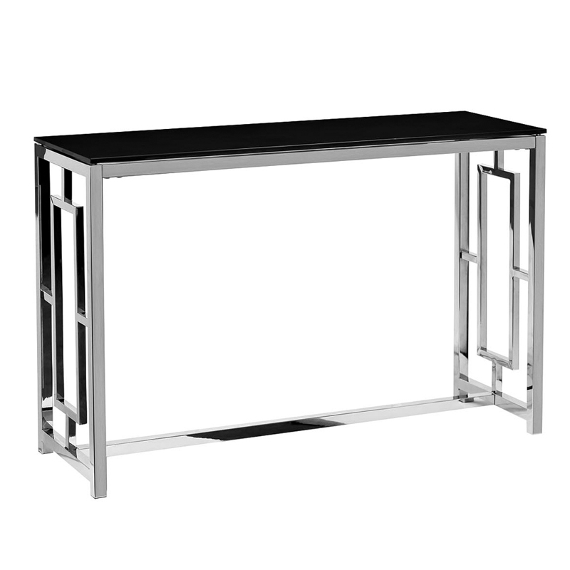 Консоль Console Black Glass Черный Хром Консоль Console Black Glass Черный Хром в Рязани | Loft Concept