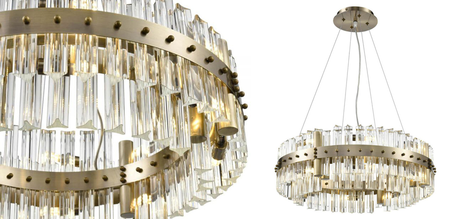 Люстра Glass Angular Tubes Люстра Glass Angular Tubes - Loft-Concept в Рязани