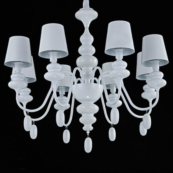 Люстра Masiero Eva Chandelier 8 Белый Люстра Masiero Eva Chandelier 8 Белый в Рязани | Loft Concept