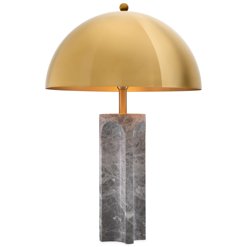 Настольная лампа Eichholtz Table Lamp Absolute Серый Латунь Античная полированная Настольная лампа Eichholtz Table Lamp Absolute Серый Латунь Античная полированная в Рязани | Loft Concept